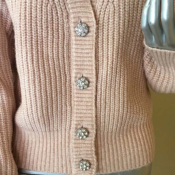 WHBM | Embellished Cardigan With Puff Sleeves - Picture 7 of 14